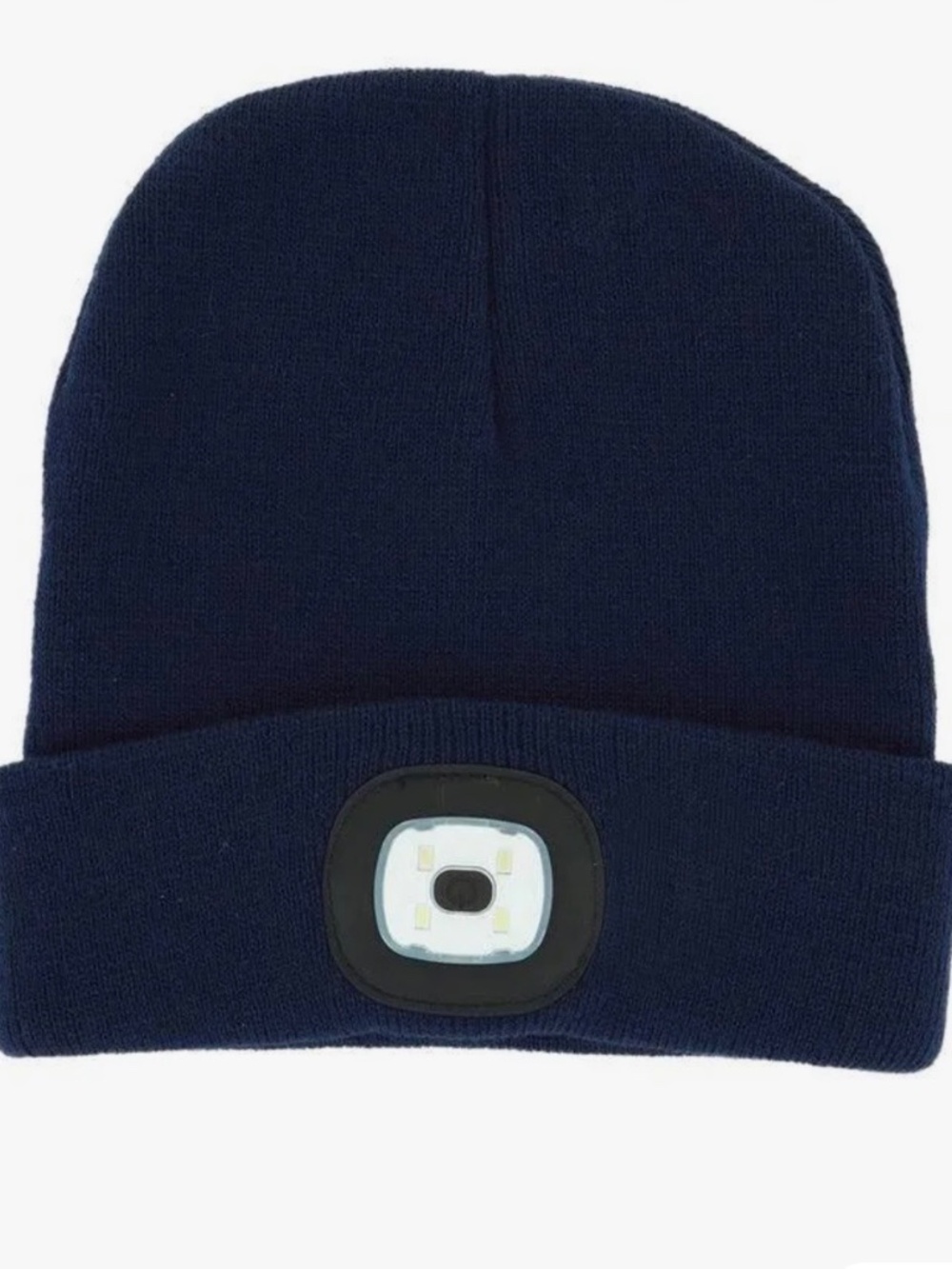 New Black LED beanie hat w/light